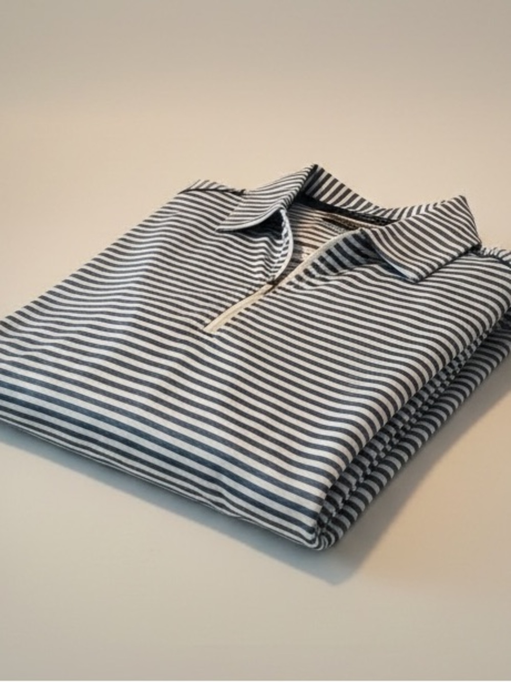 Footjoy Striped Golf Polo Shirt in Navy and White - Classic Women’s Style